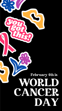 Cancer Day Stickers Facebook Story