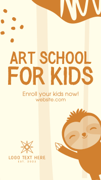 Art School for Kids Facebook Story