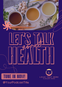 Health Wellness Podcast Poster