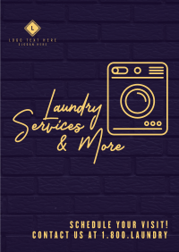 Laundry Wall Poster