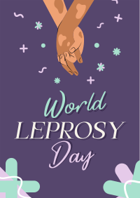 Celebrate Leprosy Day Poster Design