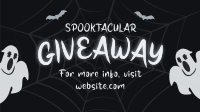 Spooktacular Giveaway Promo Video Design