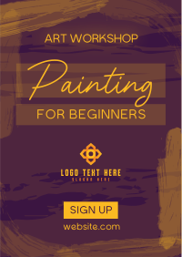 Painting for Beginners Flyer