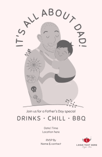 Cool Dad Celebration Invitation
