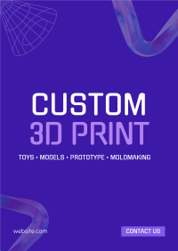 Professional 3D Printing  Poster