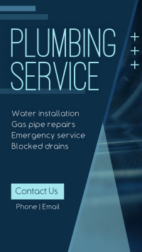 Corporate Plumbing Service Instagram Reel Image Preview