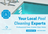 Local Pool Cleaners Postcard