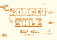 Retro Gadget Sale Postcard Design