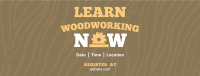 Woodworking Course Facebook Cover Design