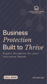 Minimalist Business Protection Insurance Video