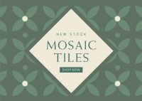Mosaic Tiles Postcard