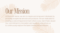 Minimalist Brand Mission Facebook Event Cover