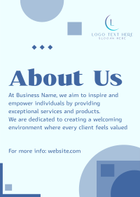 About Us Introductory Flyer