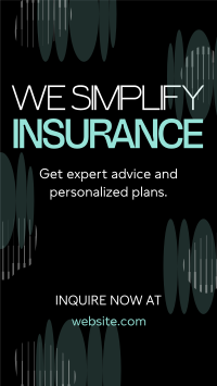 Abstract Simple Insurance Instagram Story