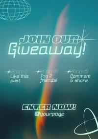 Retro Pop Giveaway Poster