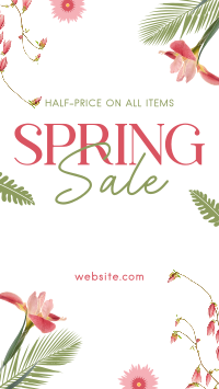 Sale of Spring Instagram Story Design