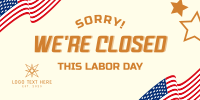 Labor Day Hours Twitter Post