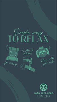 Cute Relaxation Tips Instagram Reel