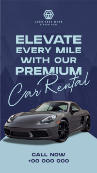 Modern Premium Car Rental Facebook Story