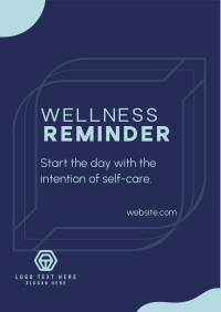 Wellness Self Reminder Flyer