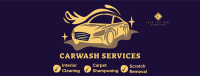 Carwash Services List Facebook Cover