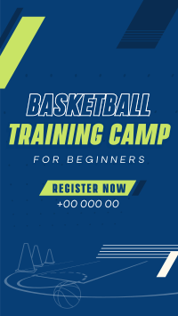 Basketball Training Camp Instagram Story