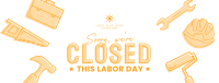 Closed for Labor Day Facebook Cover