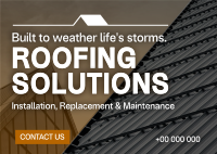 Corporate Roofing Solutions Postcard