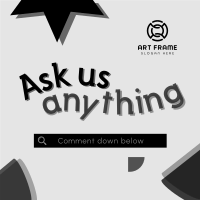 What Would You Like to Ask? Instagram Post Image Preview