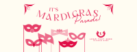 Mardi Gras Masks Facebook Cover