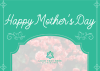 Elegant Mother's Day Greeting Postcard