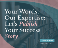 Let's Publish Your Story Facebook Post