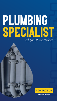 Plumbing Specialist Facebook Story