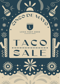 Cinco de Mayo Taco Promo Flyer