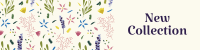 Dainty Floral Pattern Etsy Banner Design