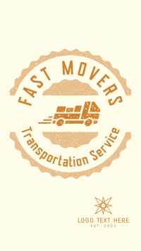 Movers Truck Badge Video