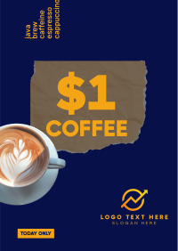 $1 Coffee Cup Flyer