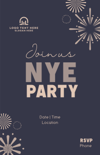 Festive NYE Party Invitation Image Preview