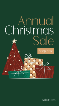 Annual Christmas Sale Facebook Story