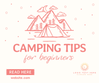 Camping Tips For Beginners Facebook Post Image Preview