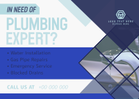 Diamond Plumbing Expert Postcard