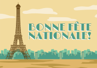 Bonne Fête! Postcard