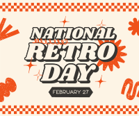 Nostalgic Retro Day Facebook Post