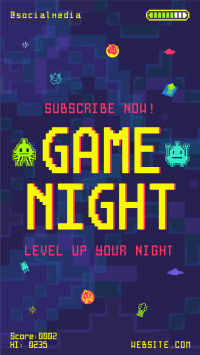 Pixel Gaming Night Video