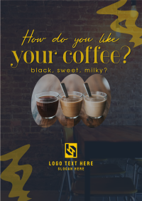 Coffee Flavors Flyer