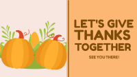 Lets Give Thanks Facebook Event Cover