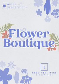 Quirky Florist Service Poster