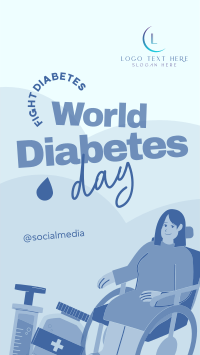 Global Diabetes Fight Instagram Reel Image Preview