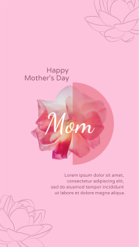 Mothers Day Flower Facebook Story