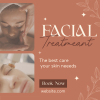 Beauty Facial Spa Treatment Linkedin Post Design